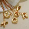 Wholesale Casual Simple Style Letter Copper Pendant Necklace In Bulk