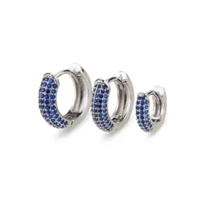 Small Platinum Blue Zirconium