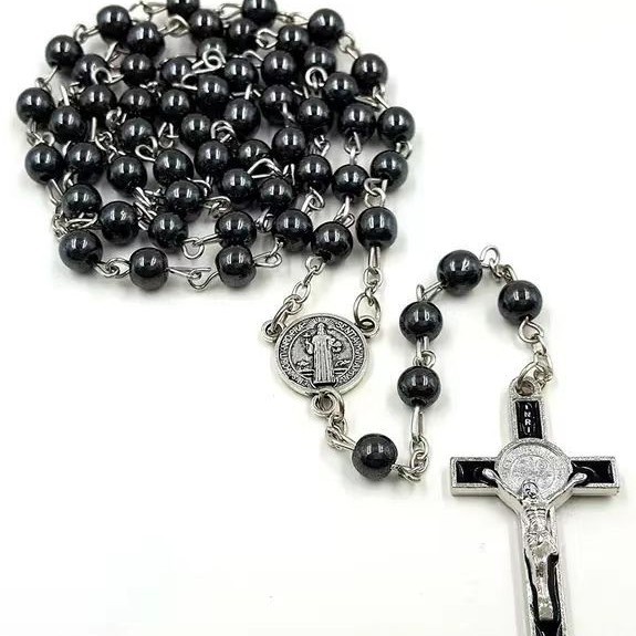 Wholesale Hematite Necklace Cross Necklace
