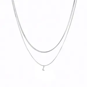 White Gold Color Double Layer / L