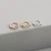 1 Piece Nose Rings & Studs Fashion Round Brass Inlay Zircon