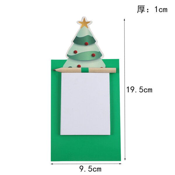 Wholesale Christmas Note Pad Christmas Eve Blessing Portable Note Pad Message Board
