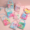 oly-2f10b5ec3f4d569892cfb9fc4fa30d4f Wholesale Love Bear Plush Small Bag Chilen's Cute Crossbody Shoulder Bag