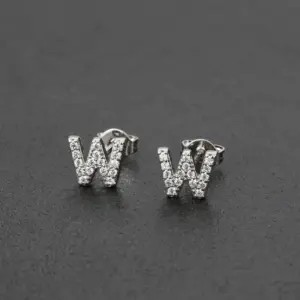 Silver / Letter W
