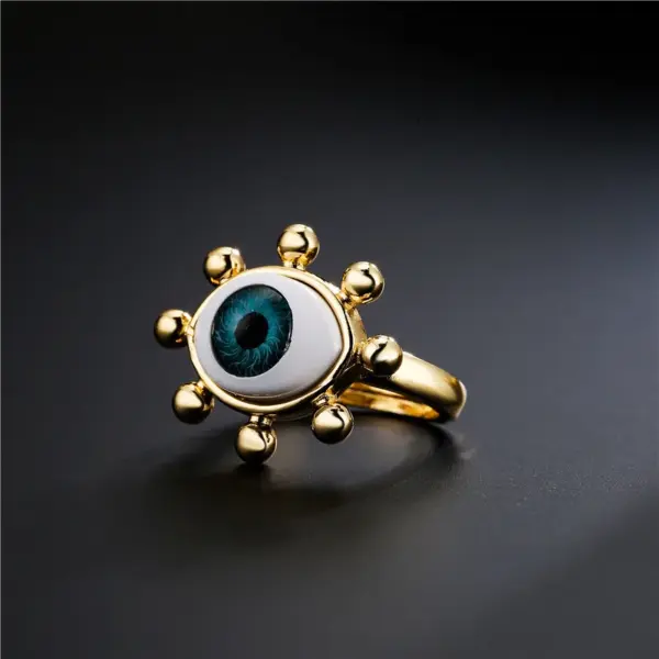 Wholesale Copper Geometric Zircon Copper Rings