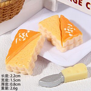 Color block cheese bread