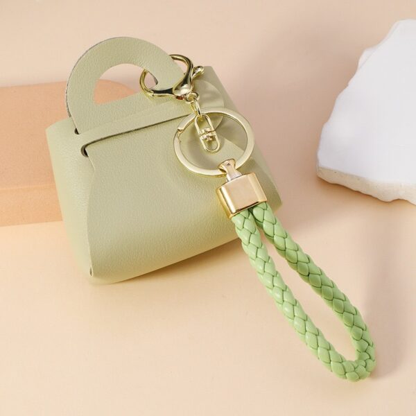 Wholesale New Simple Keychain Coin Purse All-match Hanging Bag Small Jewelry Headset Ring Earrings Storage Anti-lost Small Bag