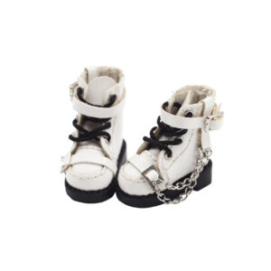 White / OB double chain Boots