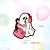 Wholesale 30pcs/pack Halloween ghost acrylic Flatback accessories DIY jewelry pendant material