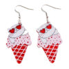 Wholesale Cute dwarf glitter acrylic earrings