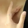 Wholesale Copper Inlaid Zircon Star Artificial Gemstones Copper Rings