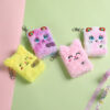Wholesale Cartoon Plush Notebook Children's Cute Cat Snap Diary