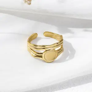 Gold / One Size / Hollow Dot Opening