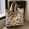 Wholesale High school students class canvas bag 2024 new commuter tote bag women's ins fashion out shoulder mummy bag