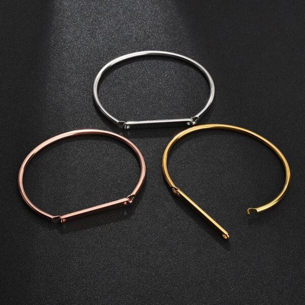 Wholesale PVD Coated Real Gold Plated Geometric Stainless Steel Simple Style Waterproof Non Tarnish