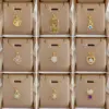 Wholesale Classic Style Round Flower Stainless Steel Copper Plating Pendant Necklace