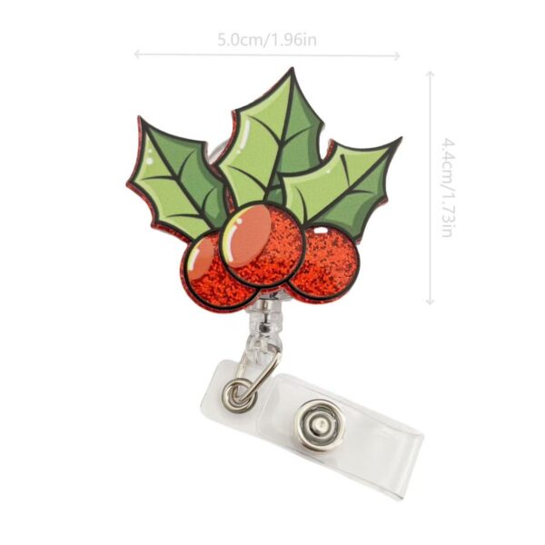 Wholesale Acrylic Christmas Cartoon Badge Clip Christmas Tree Clip