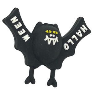 Upside down bat 3d beads [black]