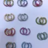 Wholesale Fashion Geometric Plating Copper Zircon Copper Earrings