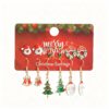 Wholesale Christmas earrings with colorful light bulbs and bells
