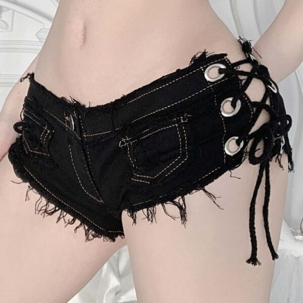 oly-2fcb4fab2fbdaf05c43d59f8a41b37ba Wholesale 616# Summer Women's Jeans Denim Shorts Pants Low Waist Sexy Nightclub Clothing
