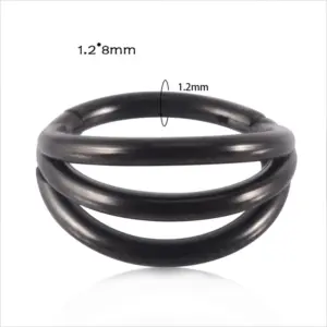 6# Stainless Steel-Black / Thickness 1.2mm