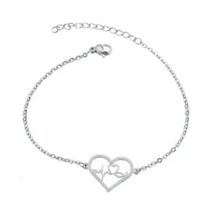 Heart ECG (Steel Color)