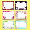 Wholesale New Acrylic Writing Board Message Board Sanrio Hello Kitty Kuromi Cross-Border Tk Us and Japan Area Hot 15cm