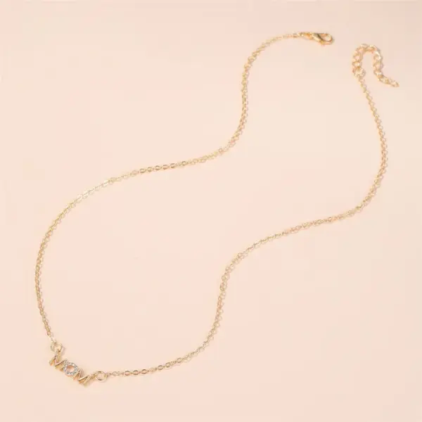 Copper Letter Copper Necklaces