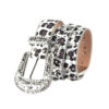 oly-2fec25d0293de579154555d1a3273f75 Wholesale Punk Leopard Rhinestone Belt Alloy Inlay Rhinestone Belt Men and Women Fashion Casual Jeans Belt