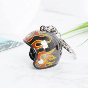 Colorful Black Flame / With lobster clasp (high quality)