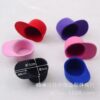 Wholesale Mini flannel baseball cap doll props small size peaked cap diy headwear hairpin accessories decorative cap