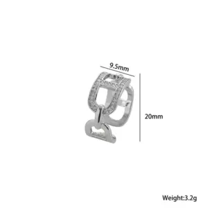 647 Steel Color Pig Nose