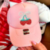 Wholesale Cherry Embroidered Cloth Sticker No-sewing Girl's Down Jacket Patch Sticker Holes Sticker Large