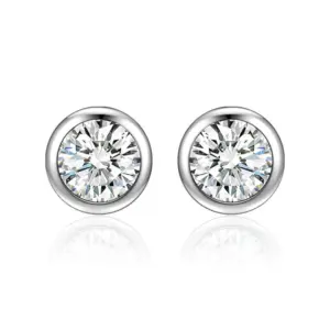 Classic Bubble Stud Earrings 1 Karat