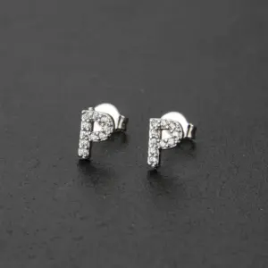 Silver / Letter P