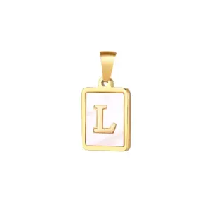 Gold / Letter L without Chain