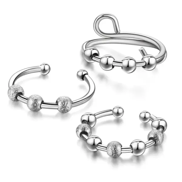 Wholesale Fashion Geometric Stainless Steel Open Ring Plating Stainless Steel Rings