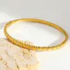 Wholesale Elegant Simple Stainless Steel 18K Gold Embedded Zircon Heart Flower Bracelet Luxury Sexy Fashion Jewelry For Women