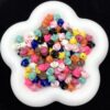 Wholesale Star acrylic through-hole bead