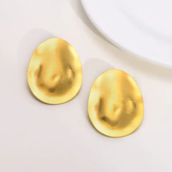 1 Pair Geometric Plating 201 Stainless Steel Stainless Steel Earrings