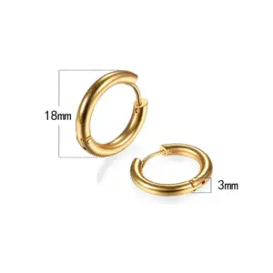 3*12 Gold Ear Ring