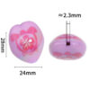 Wholesale Cartoon Cherry Blossom Turtle Acrylic Beads