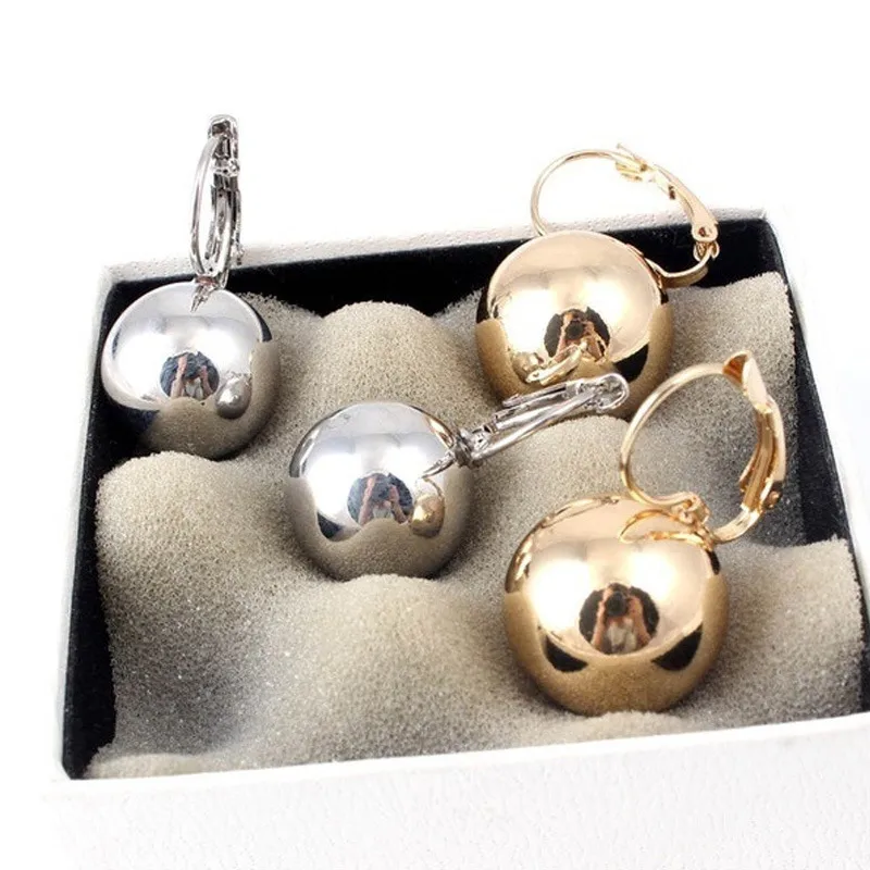 Wholesale Geometric Diamond Copper Artificial Gemstones Earrings