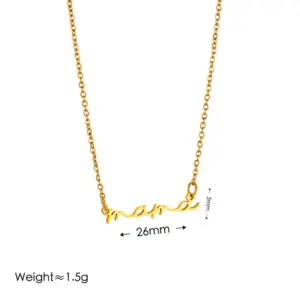 Gold Necklace / 18k