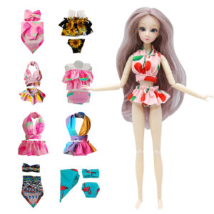 Wholesale Doll Summer Bikini Beach Toy 30cm Doll Dress Dress Up Swim Ring Doll