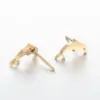 PVD Coated 18K Gold Real Gold Plated Rabbit Bat 304 Stainless Steel Fashion Waterproof Non Tarnish Ear Studs