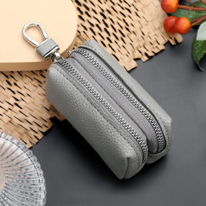 Double zipper: elephant gray