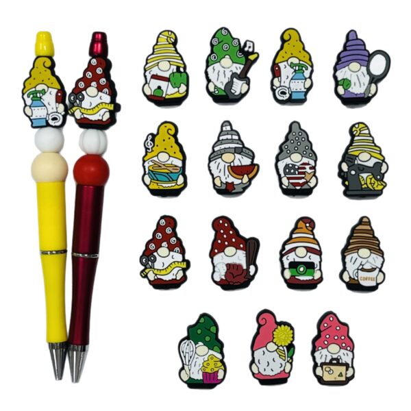 Wholesale Spot Silicone Glue Dwarf Cartoon Series Creative Beads DIY Dwarf Focus Beads Focal Bead Accessories