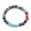 Fashion Printing Natural Stone Artificial Gemstones Bracelets In Bulk